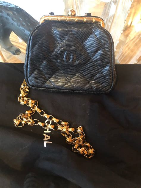 chanel lizard evening bag|authentic Chanel lizard for sale.